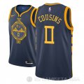 Camiseta Demarcus Cousins #0 Golden State Warriors Ciudad 2018-19 Azul