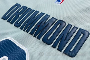 Camiseta Drummond #0 Detroit Pistons Gris