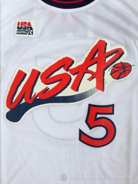Camiseta Hili #5 USA 1996 Blanco