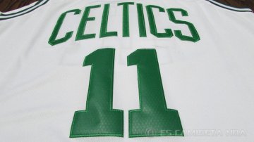 Camiseta Irving #11 Boston Celtics Autentico Nino 2017-18 Blanco