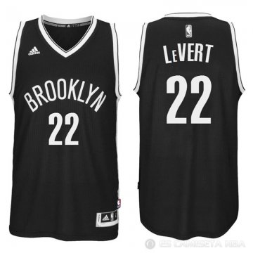Camiseta LeVert #22 Brooklyn Nets Negro