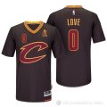 Camiseta Love #0 Cleveland Cavaliers Manga Corta Marron