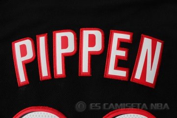 Camiseta Pippen #33 Portland Trail Blazers Negro
