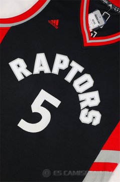 Camiseta Carroll #5 Toronto Raptors Negro