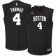 Camiseta Thomas #4 Boston Celtics Negro Moda Negro