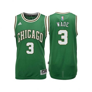 Camiseta Wade #3 Chicago Bulls Verde