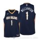 Camiseta Zion Williamson #1 New Orleans Pelicans Nino Icon 2019 Azul