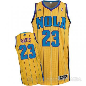 Camiseta alternativa Davis #23 New Orleans Hornets Amarillo