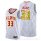 Camiseta Allen Crabbe #33 Atlanta Hawks Association Blanco