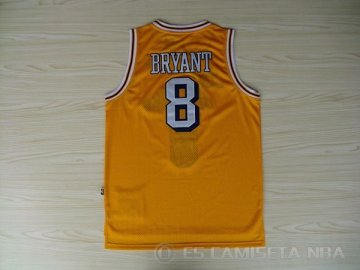 Camiseta Bryant #8 Los Angeles Lakers Amarillo