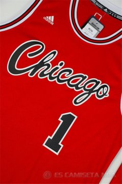 Camiseta Retro Rose #1 Chicago Bulls Rojo