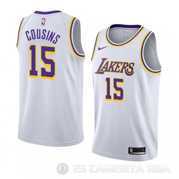 Camiseta Demarcus Cousins #15 Los Angeles Lakers Association 2019-20 Blanco