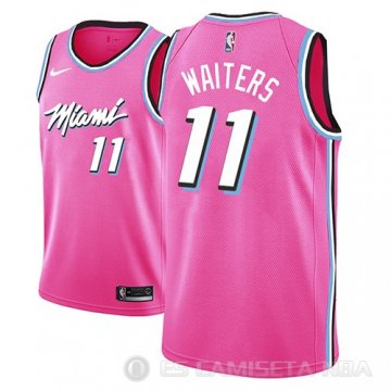 Camiseta Dion Waiters #11 Miami Heat Earned 2018-19 Rosa