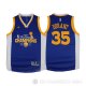 Camiseta Durant #35 Golden State Warriors Campeon Final 2017 Azul