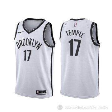 Camiseta Garrett Temple #17 Brooklyn Nets Association Blanco