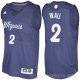 Camiseta John Wall #2 Washington Wizards Navidad 2016 Azul