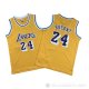 Camiseta Kobe Bryant #24 Los Angeles Lakers Nino Icon 2018 Los Angeles Lakers Nino-19 Amarillo2
