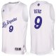 Camiseta Luol Deng #9 Los Angeles Lakers Navidad 2016 Blanco