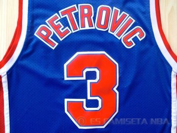 Camiseta Petrovic #3 Brooklyn Nets Azul