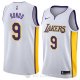 Camiseta Rajon Rondo #9 Los Angeles Lakers Association 2018 Blanco