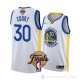 Camiseta Stephen Curry #30 Golden State Warriors Association 2022 NBA Finals Blanco