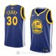 Camiseta Stephen Curry #30 Golden State Warriors Icon 2017-18 Finals Bound Azul