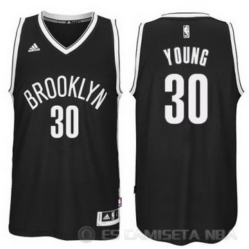 Camiseta Young #30 Brooklyn Nets Negro