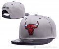 Sombrero Chicago Bulls Gris Negro1