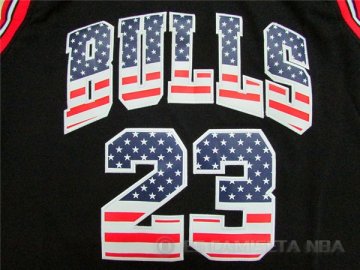 Camiseta Jordan #23 Bandera Americana Negro
