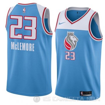 Camiseta Ben McLemore #23 Sacramento Kings Ciudad 2018 Azul
