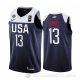 Camiseta Brook Lopez #13 USA 2019 FIBA Basketball World Cup Azul