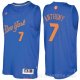 Camiseta Carmelo Anthony #7 New York Knicks Navidad 2016 Azul