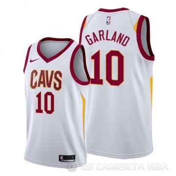 Camiseta Darius Garland #10 Cleveland Cavaliers Association 2019-20 Blanco