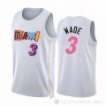 Camiseta Dwyane Wade #3 Miami Heat Ciudad 2022-23 Blanco
