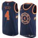 Camiseta Isaiah Hicks #4 New York Knicks Ciudad 2018 Azul