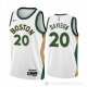 Camiseta JD Davison #20 Bosto Celtics Ciudad 2023-24 Blanco