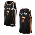 Camiseta Jarrett Culver #7 Atlanta Hawks Ciudad 2022-23 Negro