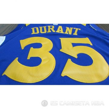 Camiseta Kevin Durant #35 Golden State Warriors 2017-18 Azul