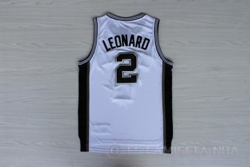 Camiseta Leonaro #2 San Antonio Spurs Blanco