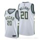 Camiseta Marvin Williams #20 Milwaukee Bucks Association 2019-20 Blanco