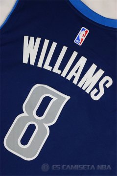 Camiseta Williams #8 Dallas Mavericks Azul