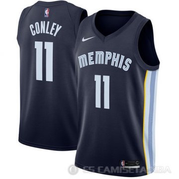 Camiseta Mike Conley Jr. #11 Memphis Grizzlies 2017-18 Azul