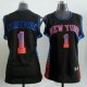 Camiseta Stoudemire #1 New York Knicks Mujer Negro