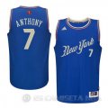 Camiseta Anthony Christmas #7 New York Knicks Azul