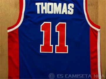 Camiseta Thomas #11 Detroit Pistons Azul