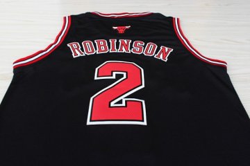 Camiseta Robinson #2 Chicago Bulls Negro
