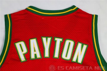 Camiseta Payton Sonics #20 Seattle SuperSonics Rojo