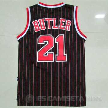 Camiseta retro Butler #21 Chicago Bulls Negro