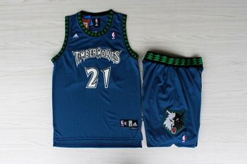 Pantalone retro Minnesota Timberwolves Azul