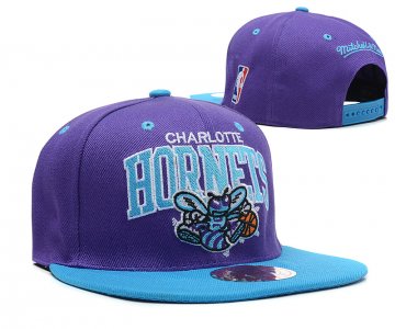 Sombrero Charlotte Hornets Purpura Azul 2016